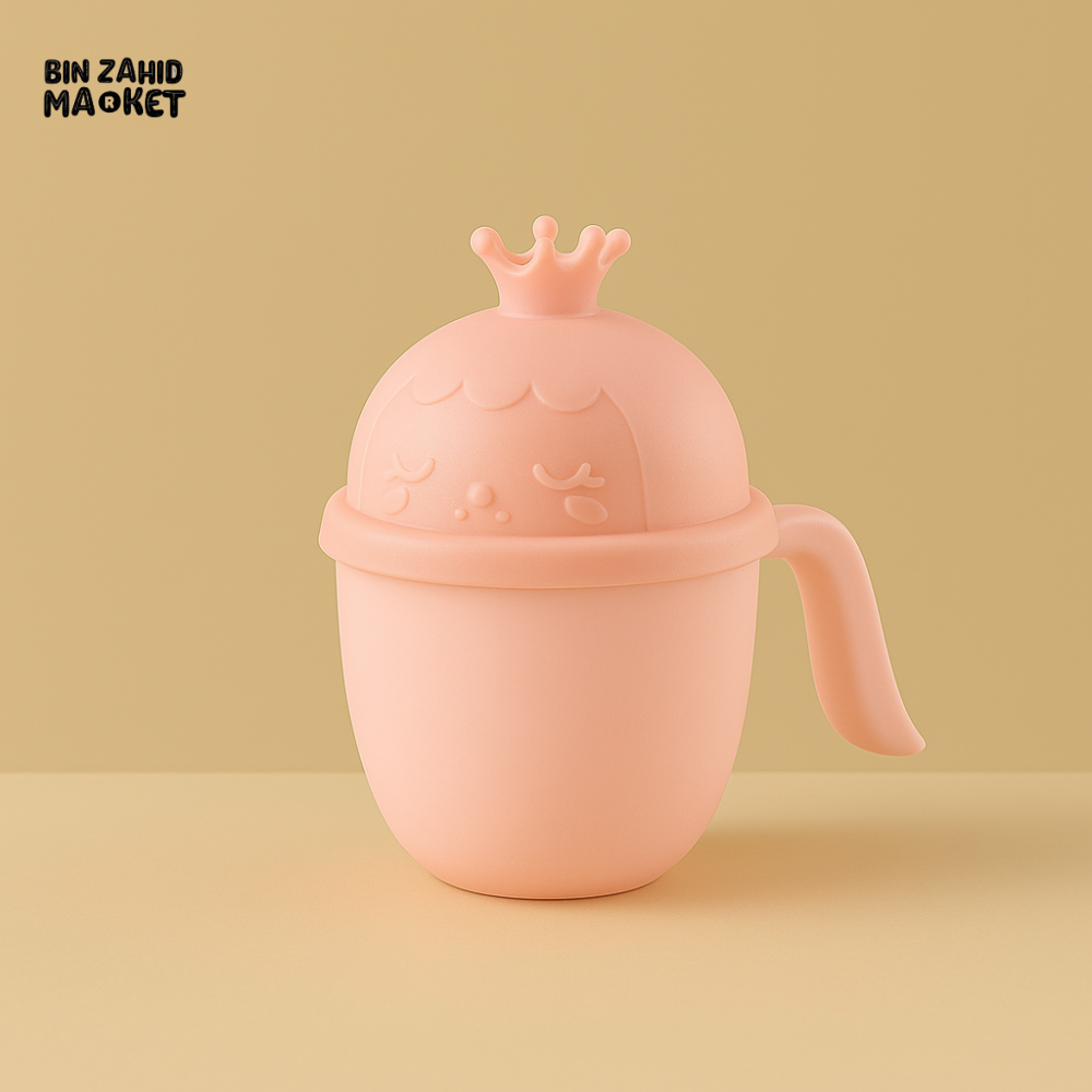 BABY SHOWER RINSING MUG - PINK CROWN