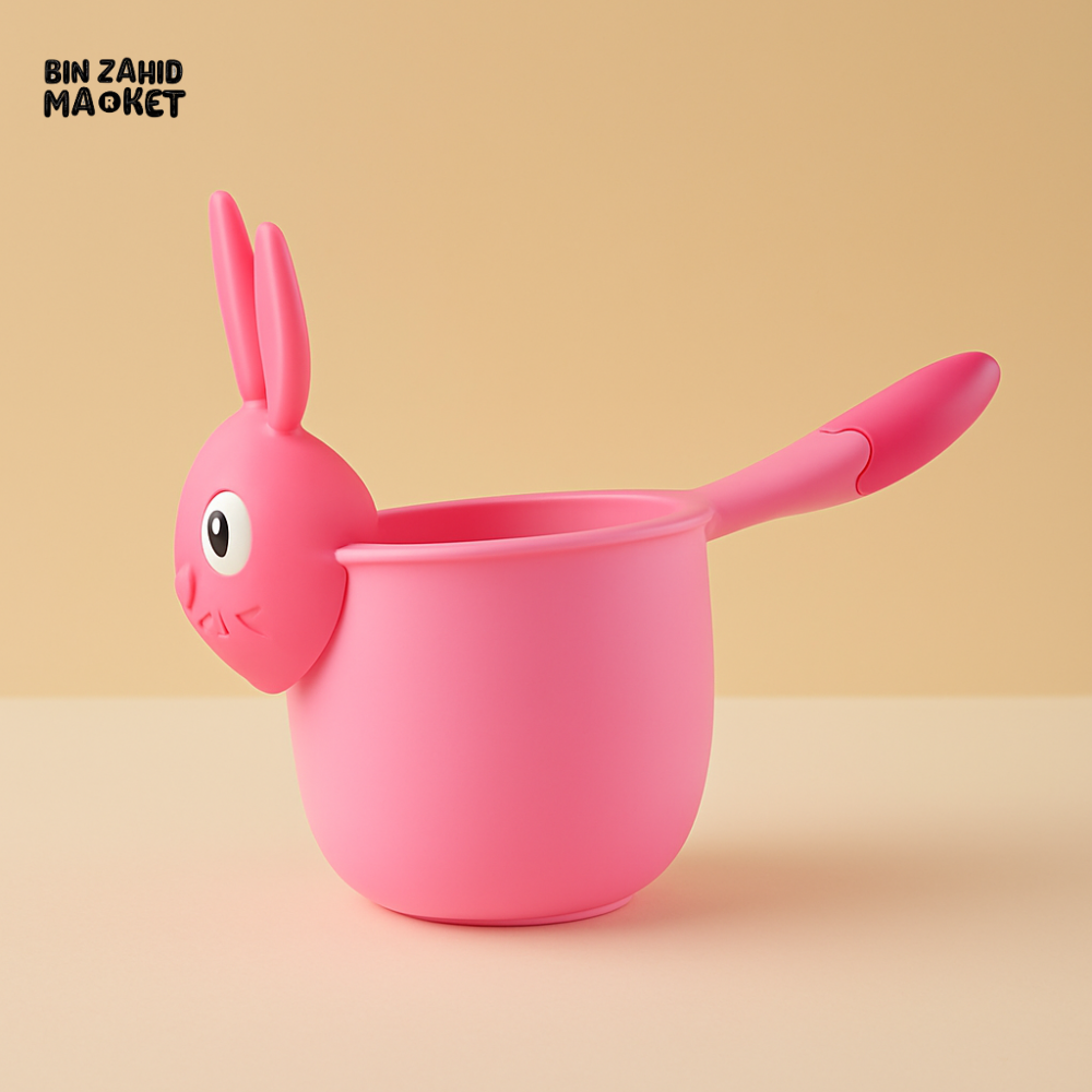 BABY SHOWER RINSING MUG - PINK RABBIT