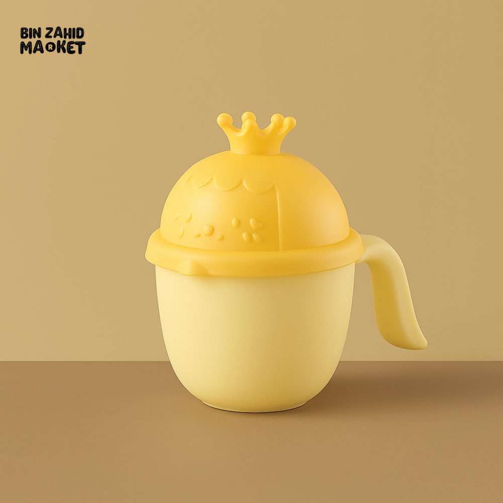 BABY SHOWER RINSING MUG - YELLOW CROWN