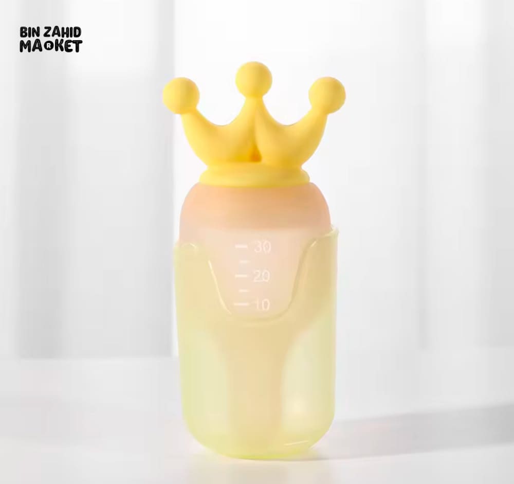 BABY SILICONE CROWN PACIFIER FEEDER