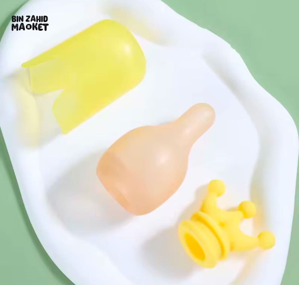 BABY SILICONE CROWN PACIFIER FEEDER