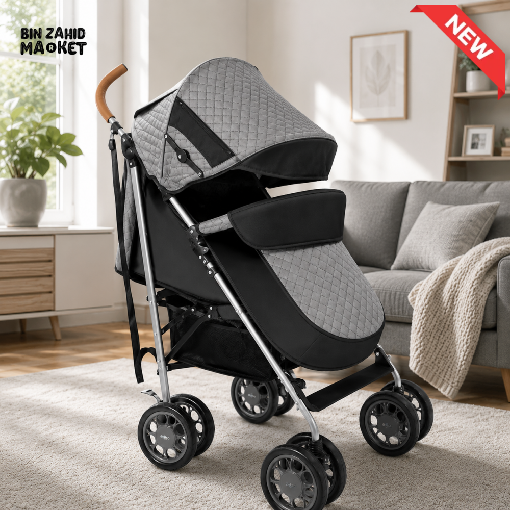 BABY STROLLER LIGHTWEIGHT FOLDABLE TRAVEL PRAM