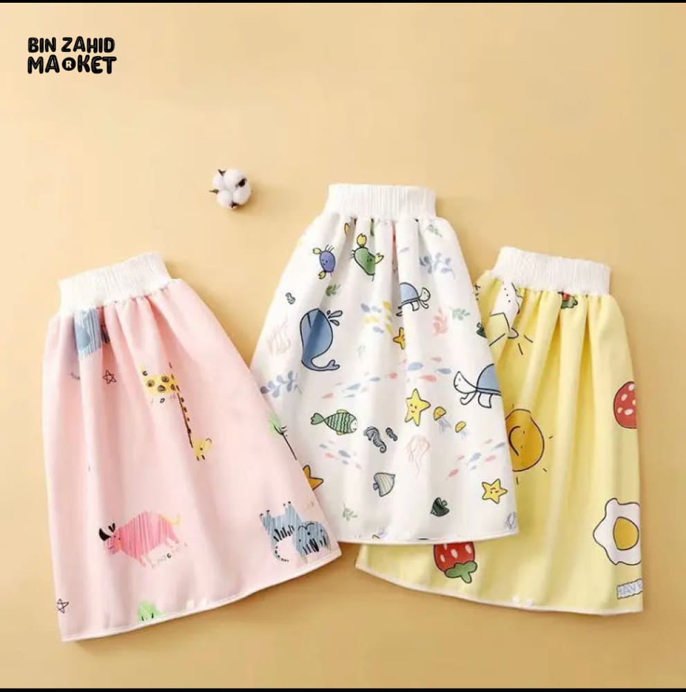 BABY WATERPROOF FREE SIZE DIAPER SKIRT