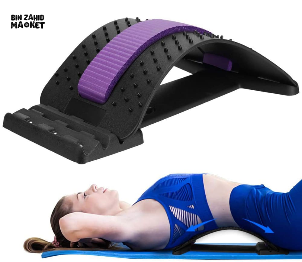 BACK STRETCHER FOR LOWER BACK PAIN RELIEF – SPINE DECOMPRESSOR & BACK CRACKER TOOL
