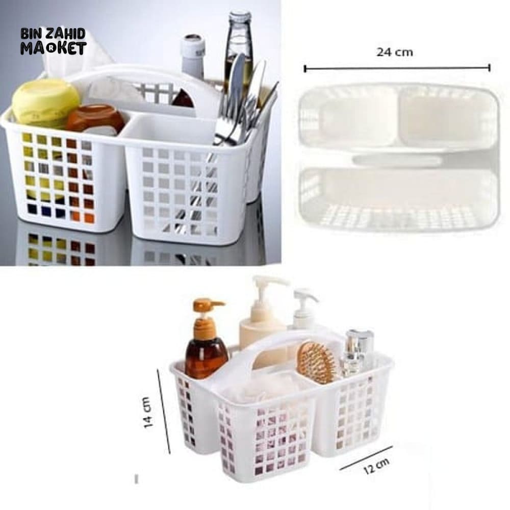 BATH & SHOWER SUPPLIES CADDY – LARGE CAPACITY COSMETICS STORAGE BASKET