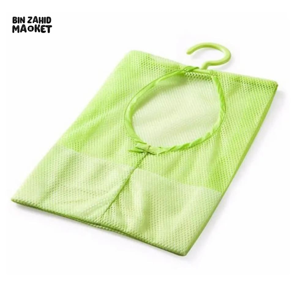 BATHROOM HANGING BREATHABLE MESH BAG
