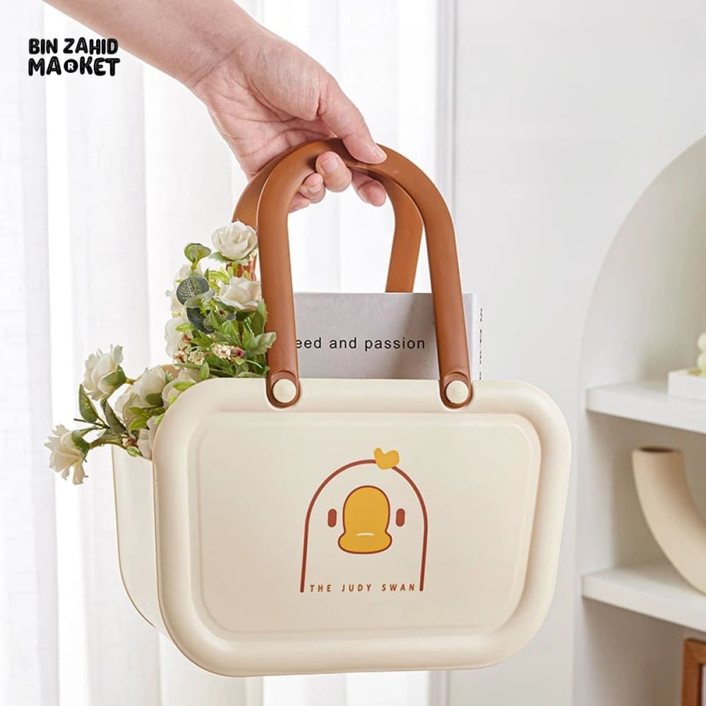 BATHROOM SUNDRIES STORAGE BASKET