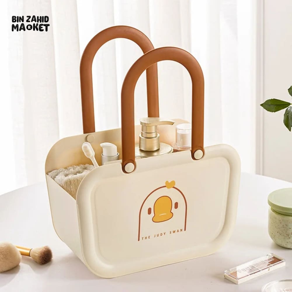 BATHROOM SUNDRIES STORAGE BASKET