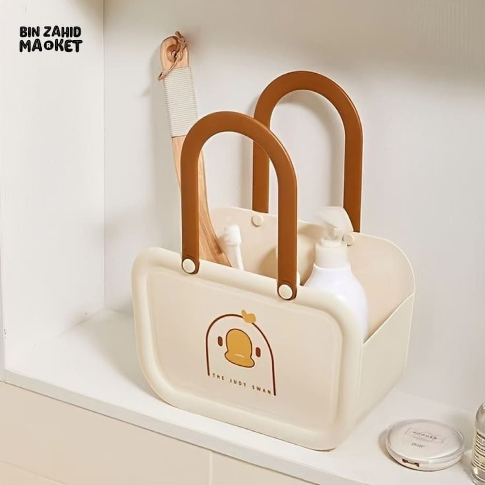 BATHROOM SUNDRIES STORAGE BASKET