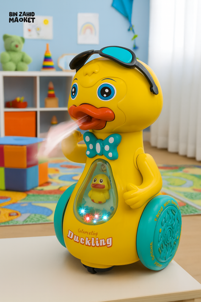 BATTERY OPERATED DUCKLINGS WITH SMOKE LIGHT & SOUND EFFECTS