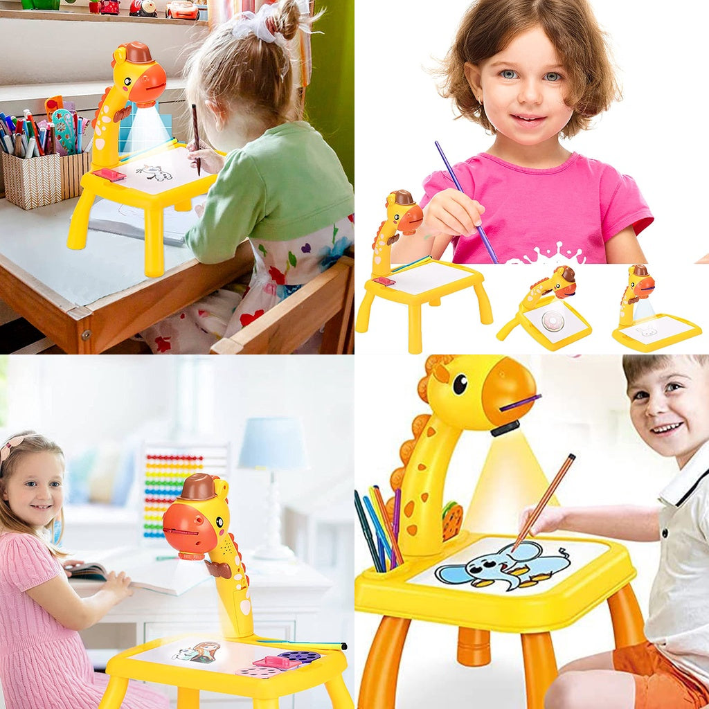 CHILDREN GIRAFFE PROJECTION DRAWING BOARD