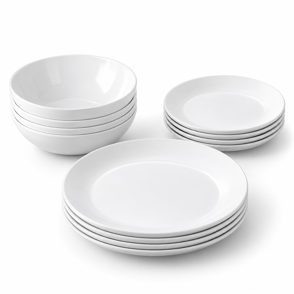 Danny Home White Dinner Set - 18 Pieces