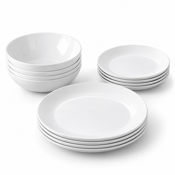 Danny Home White Dinner Set - 18 Pieces