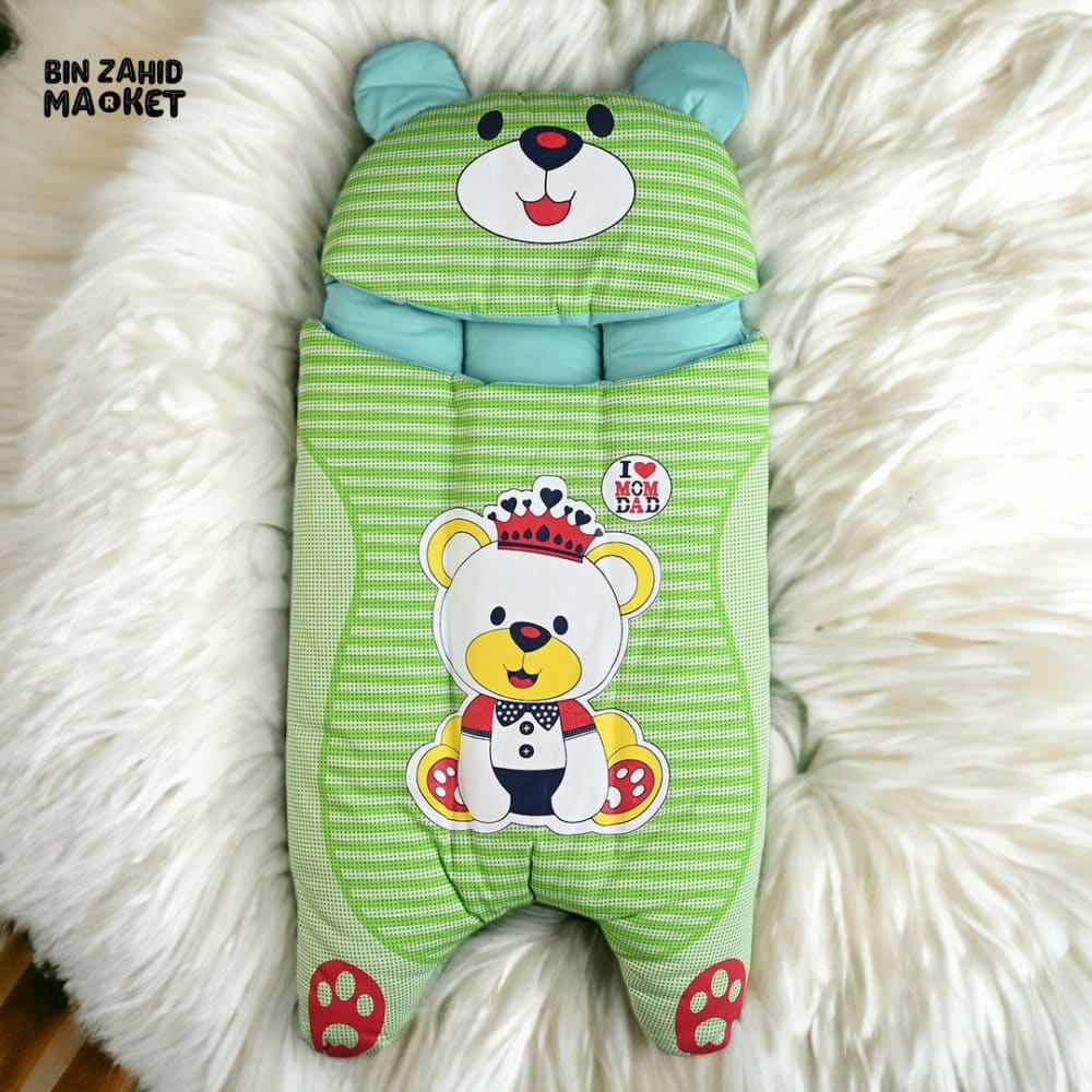BEAR CUTE SLEEPING BAG Green 1