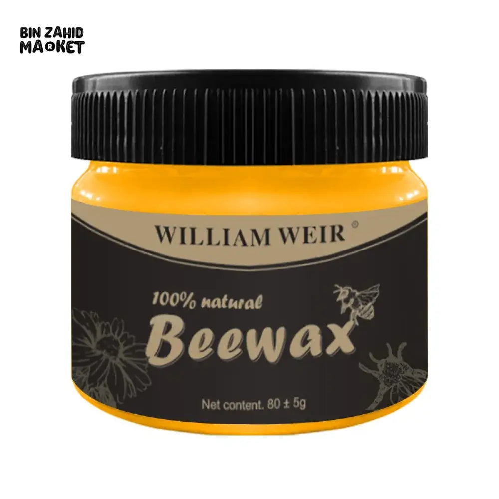 BEEWAX NATURAL FURNITURE POLISH WAX – WOOD SURFACE CLEANER & SHINER