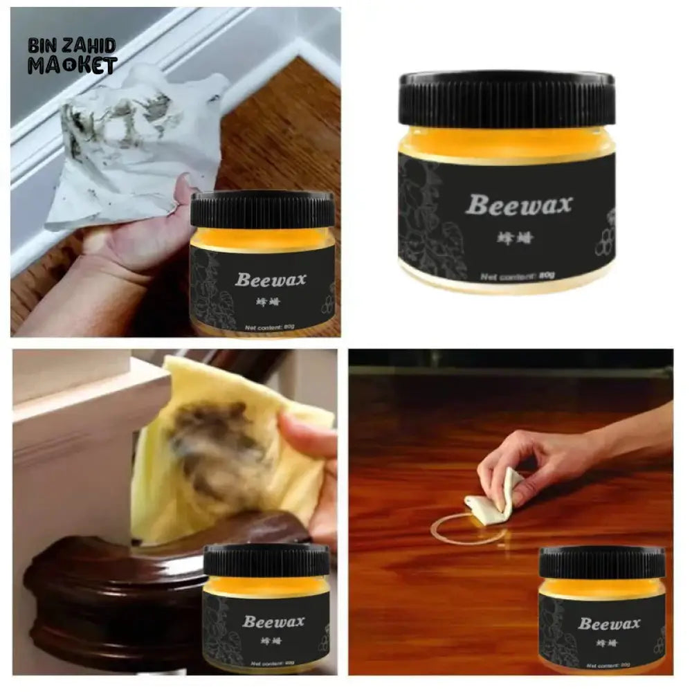 BEEWAX NATURAL FURNITURE POLISH WAX – WOOD SURFACE CLEANER & SHINER