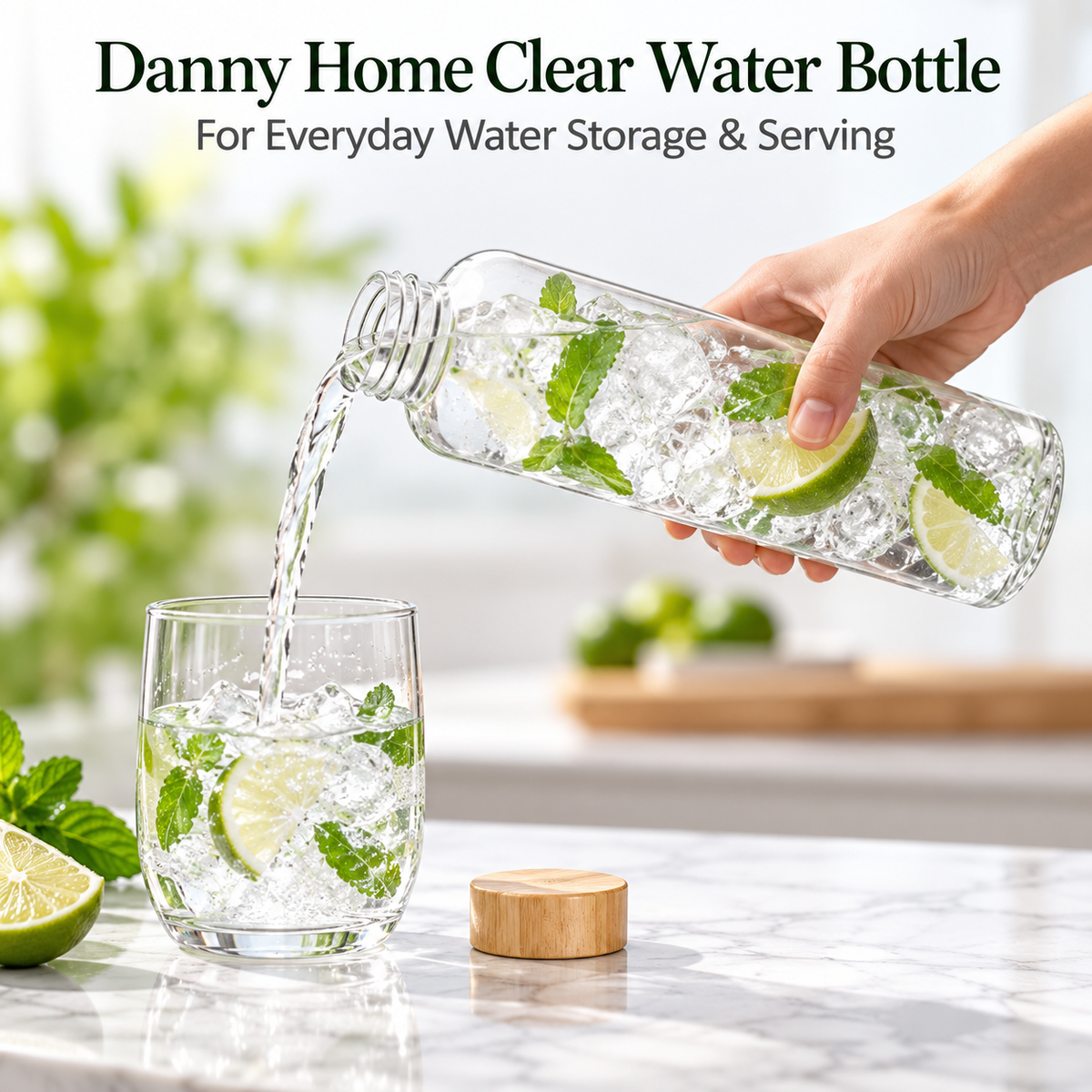 Danny Home Clear Water Bottle - 1000 ml