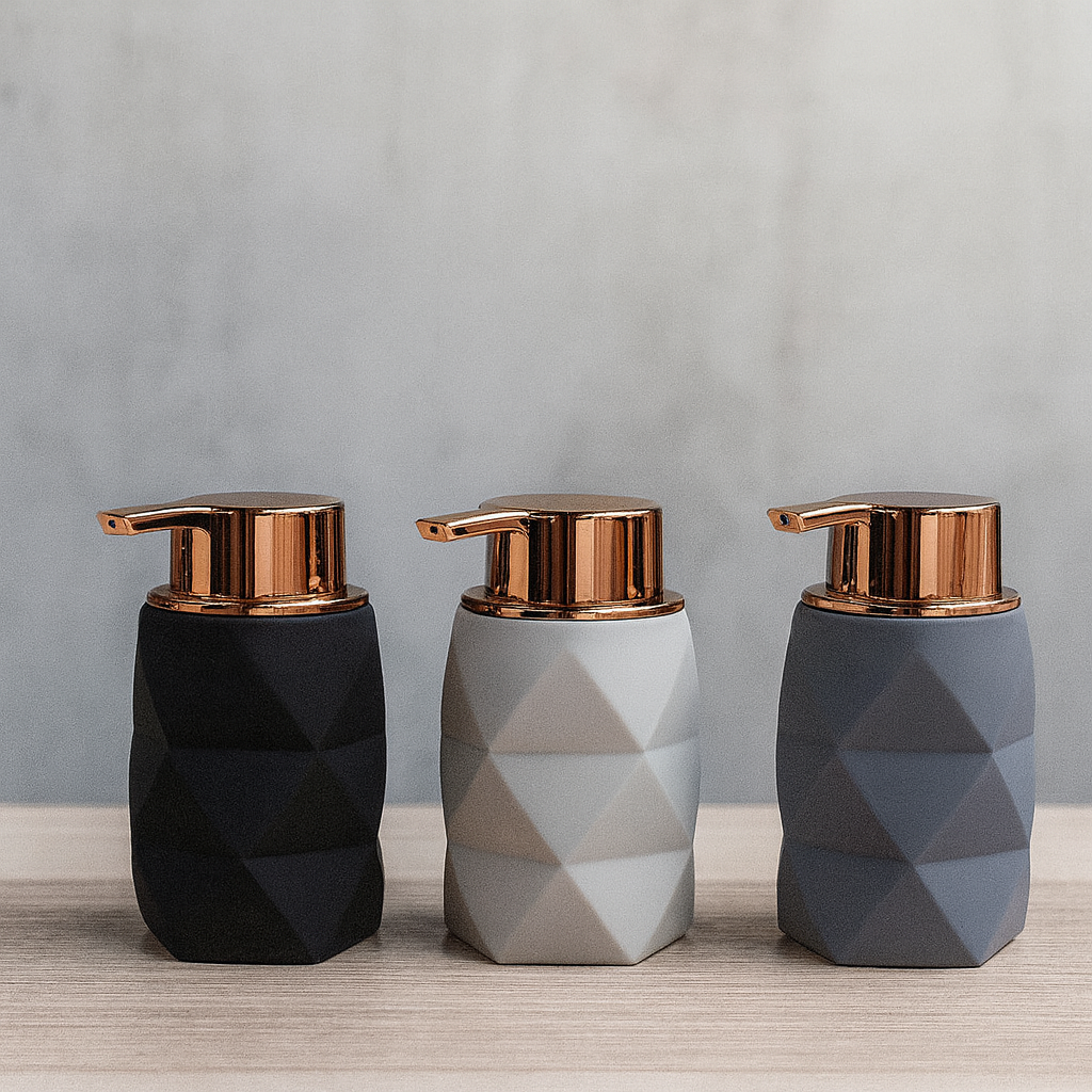 MODERN LUXURY SOAP DISPENSER – REFILLABLE PUMP BOTTLE FOR BATHROOM