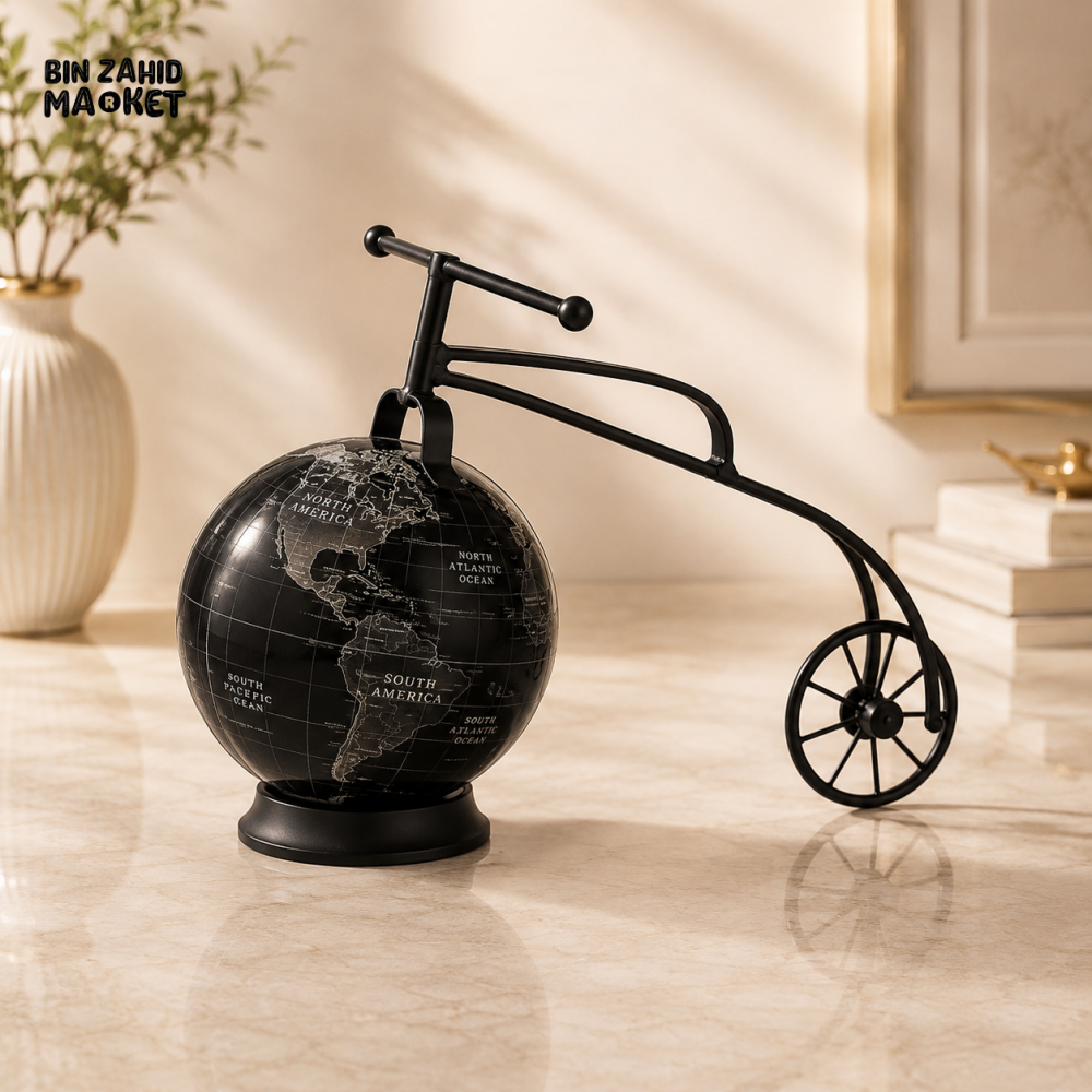 BICYCLE DESIGN WORLD GLOBE DECOR