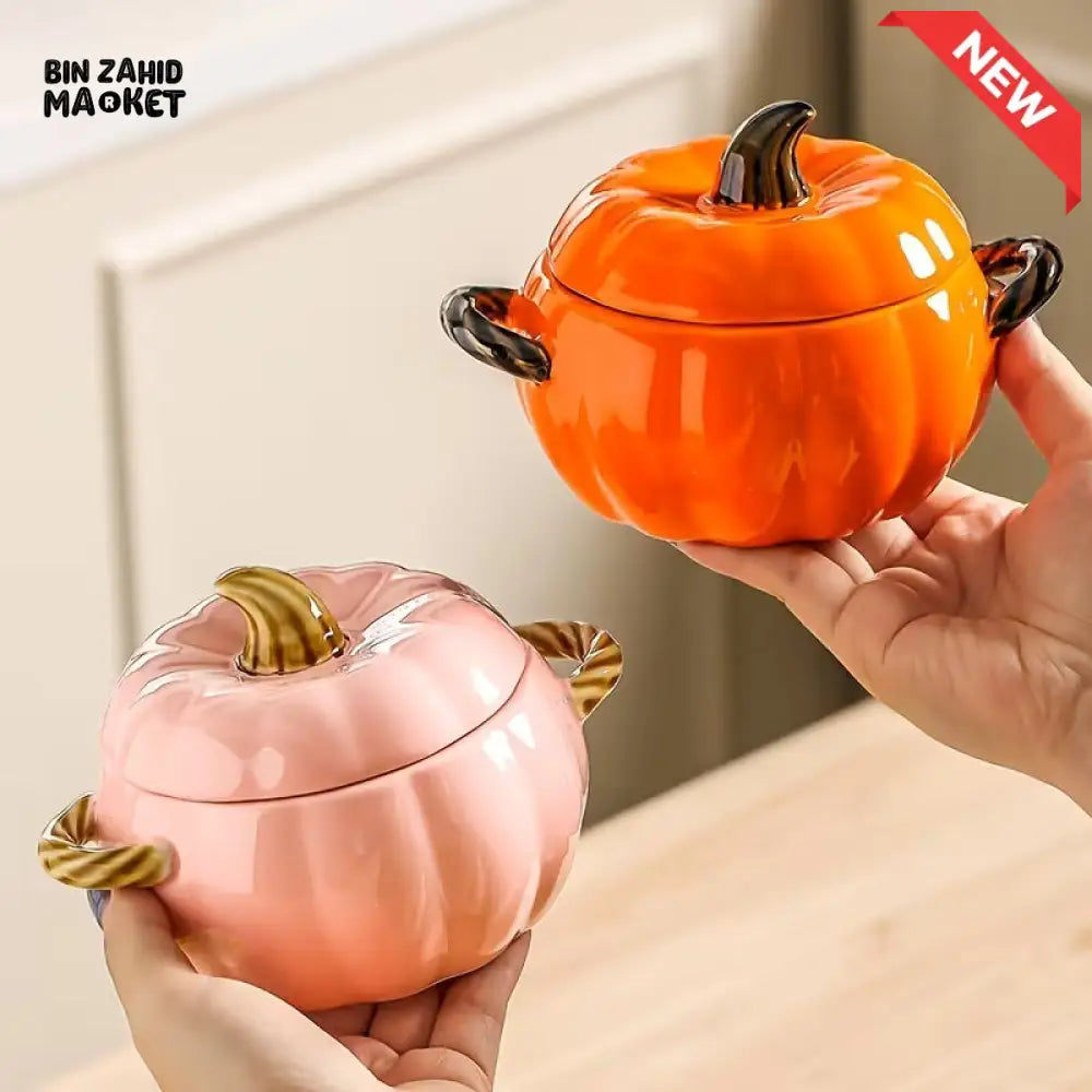 BIN ZAHID HOME ROYAL HARVEST PUMPKIN SOUP & STEW BOWL - 1700ML / 59.83 OZ