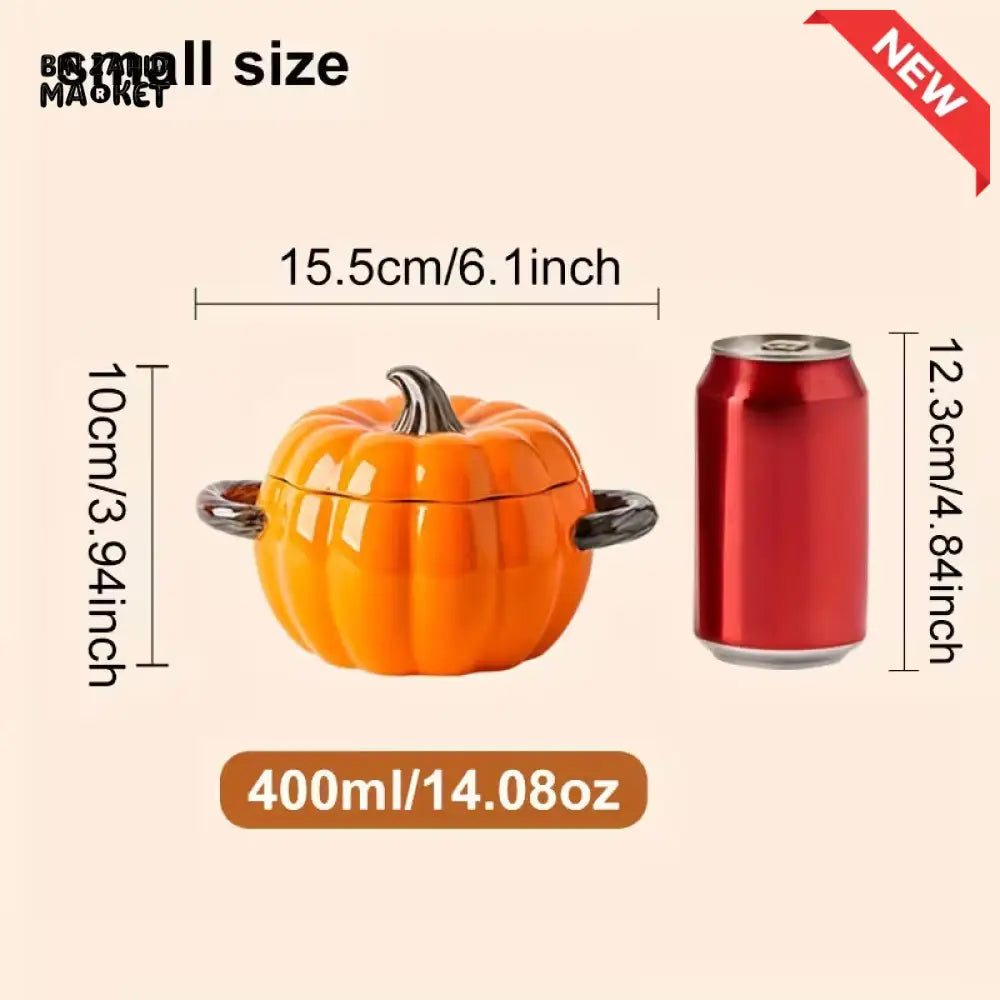 BIN ZAHID HOME ROYAL HARVEST PUMPKIN SOUP & STEW BOWL - 1700ML / 59.83 OZ