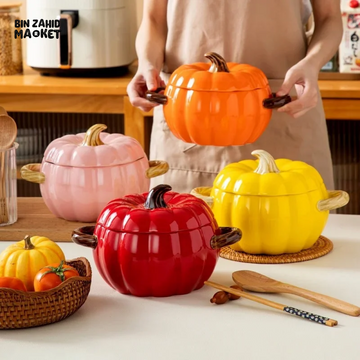 BIN ZAHID HOME ROYAL HARVEST PUMPKIN SOUP & STEW BOWL - 1700ML / 59.83 OZ