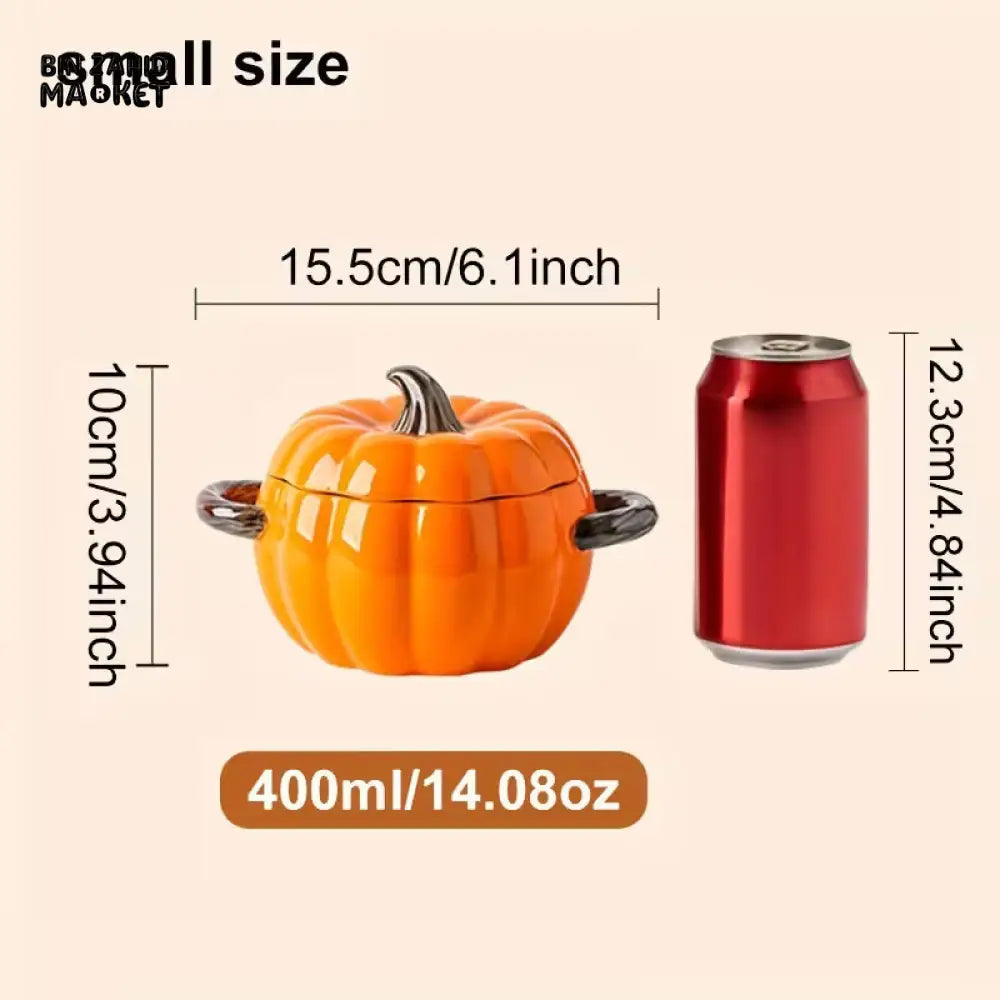 BIN ZAHID HOME ROYAL HARVEST PUMPKIN SOUP & STEW BOWL - 1700ML / 59.83 OZ
