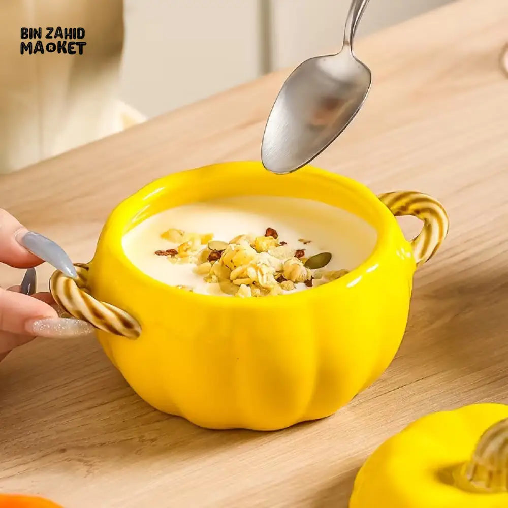BIN ZAHID HOME ROYAL HARVEST PUMPKIN SOUP & STEW BOWL - 1700ML / 59.83 OZ