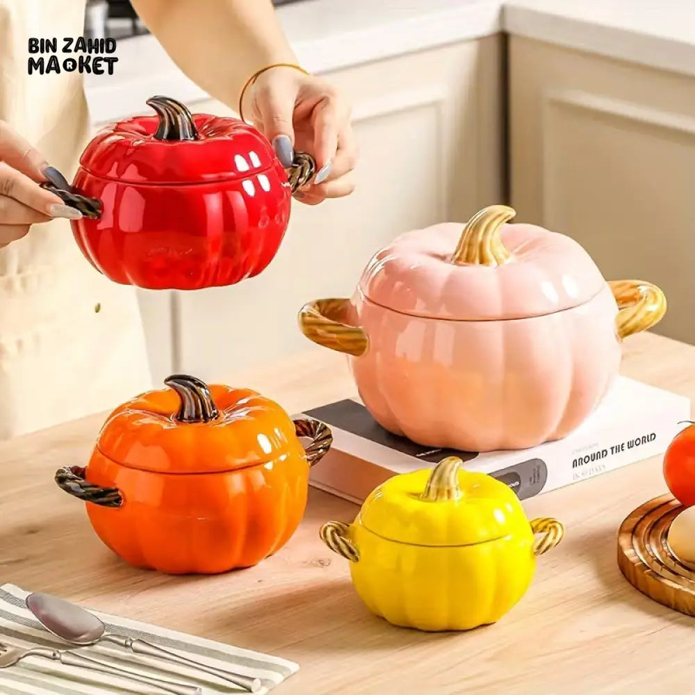 BIN ZAHID HOME ROYAL HARVEST PUMPKIN SOUP & STEW BOWL - 400ML / 14.08 0Z
