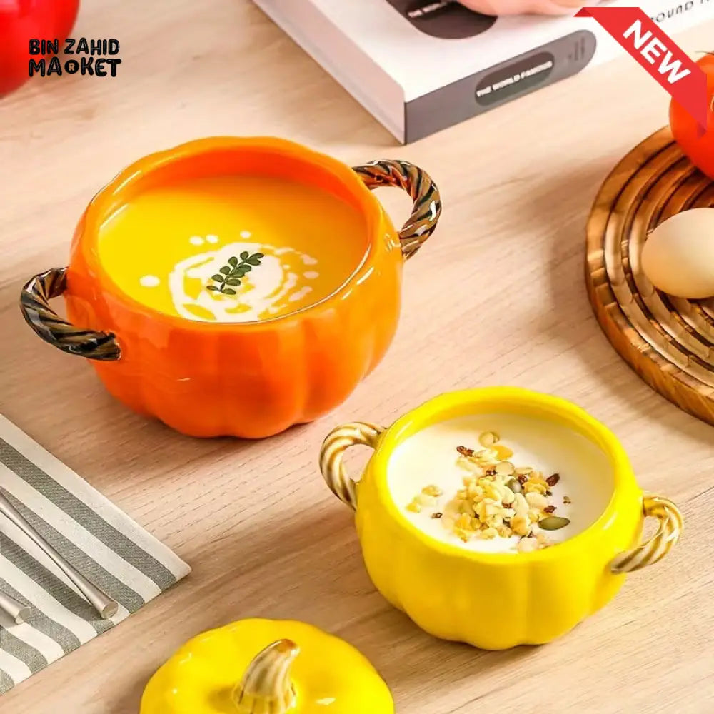 BIN ZAHID HOME ROYAL HARVEST PUMPKIN SOUP & STEW BOWL - 400ML / 14.08 0Z