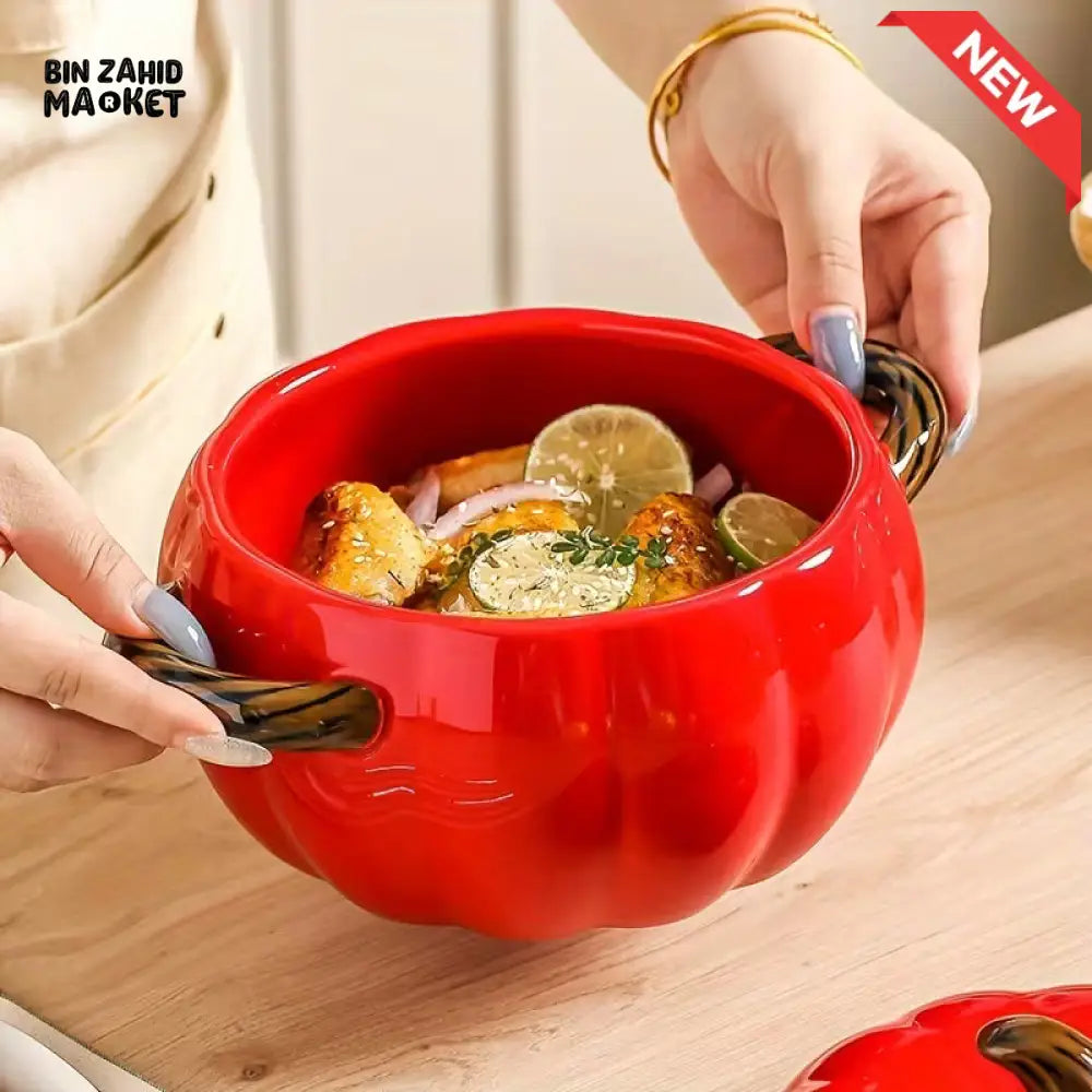 BIN ZAHID HOME ROYAL HARVEST PUMPKIN SOUP & STEW BOWL - 400ML / 14.08 0Z