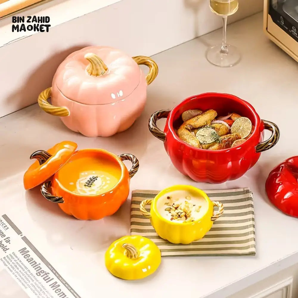 BIN ZAHID HOME ROYAL HARVEST PUMPKIN SOUP & STEW BOWL - 400ML / 14.08 0Z