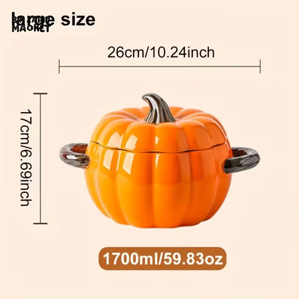 BIN ZAHID HOME ROYAL HARVEST PUMPKIN SOUP & STEW BOWL - 400ML / 14.08 0Z