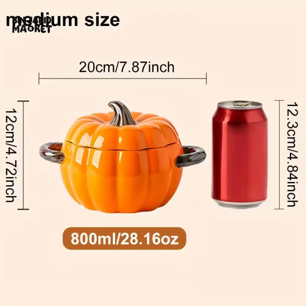 BIN ZAHID HOME ROYAL HARVEST PUMPKIN SOUP & STEW BOWL - 400ML / 14.08 0Z