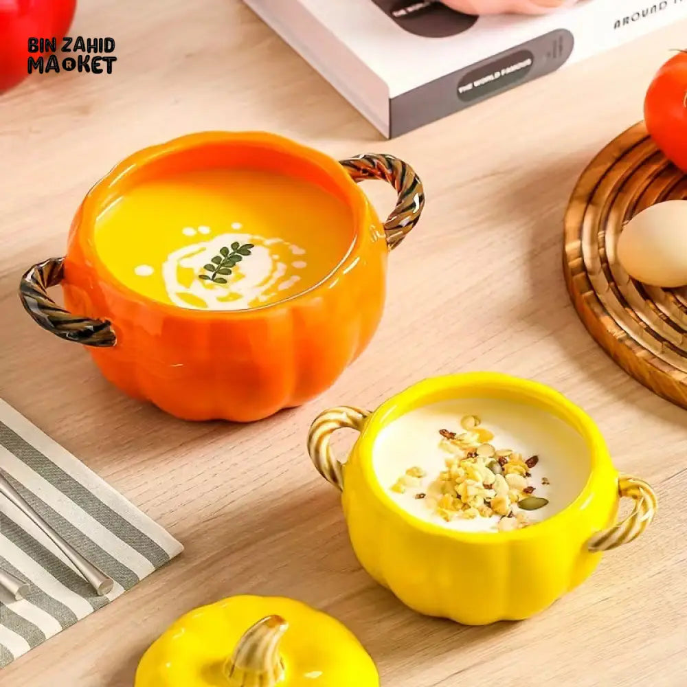 BIN ZAHID HOME ROYAL HARVEST PUMPKIN SOUP & STEW BOWL - 400ML / 14.08 0Z