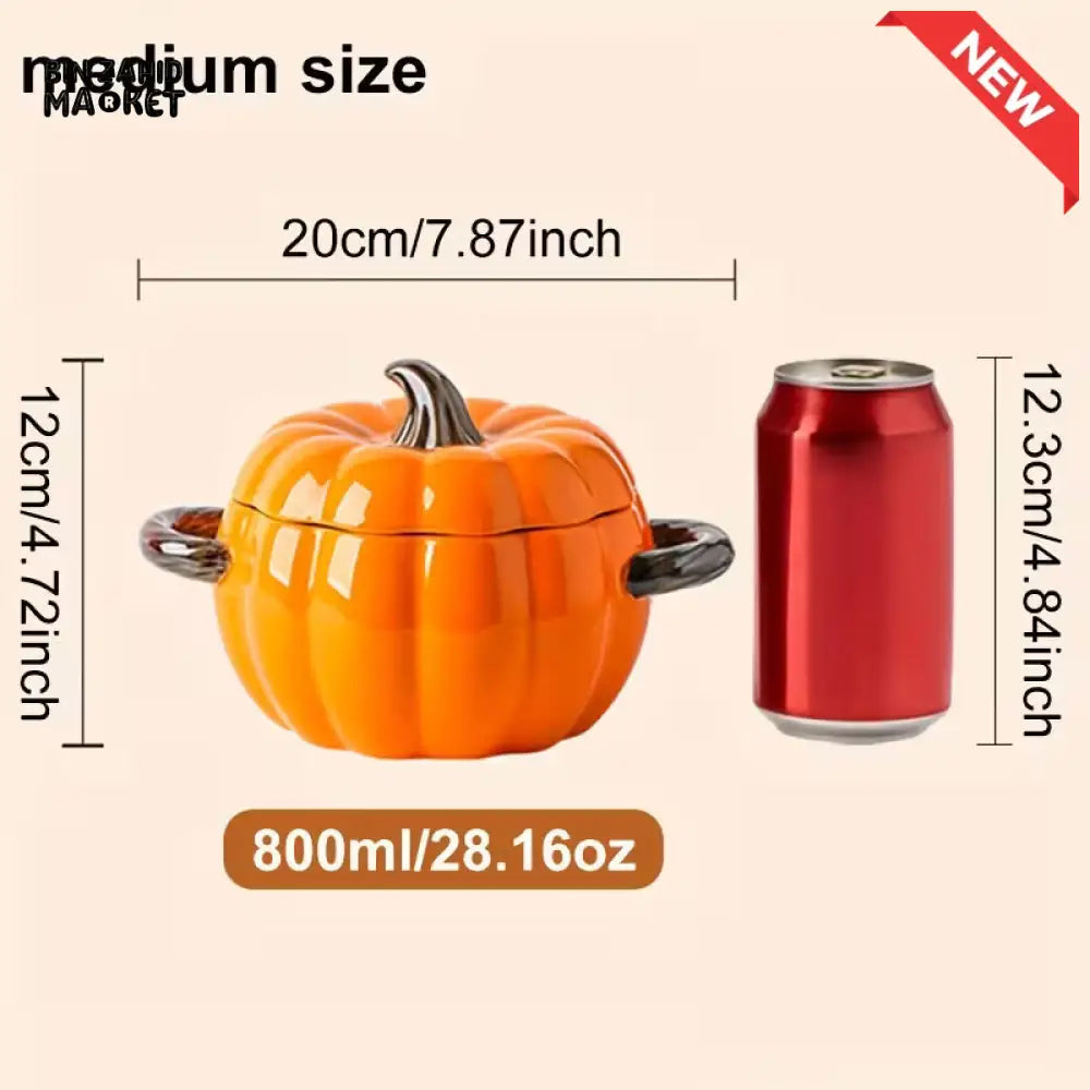 BIN ZAHID HOME ROYAL HARVEST PUMPKIN SOUP & STEW BOWL - 800ML / 28.16 OZ