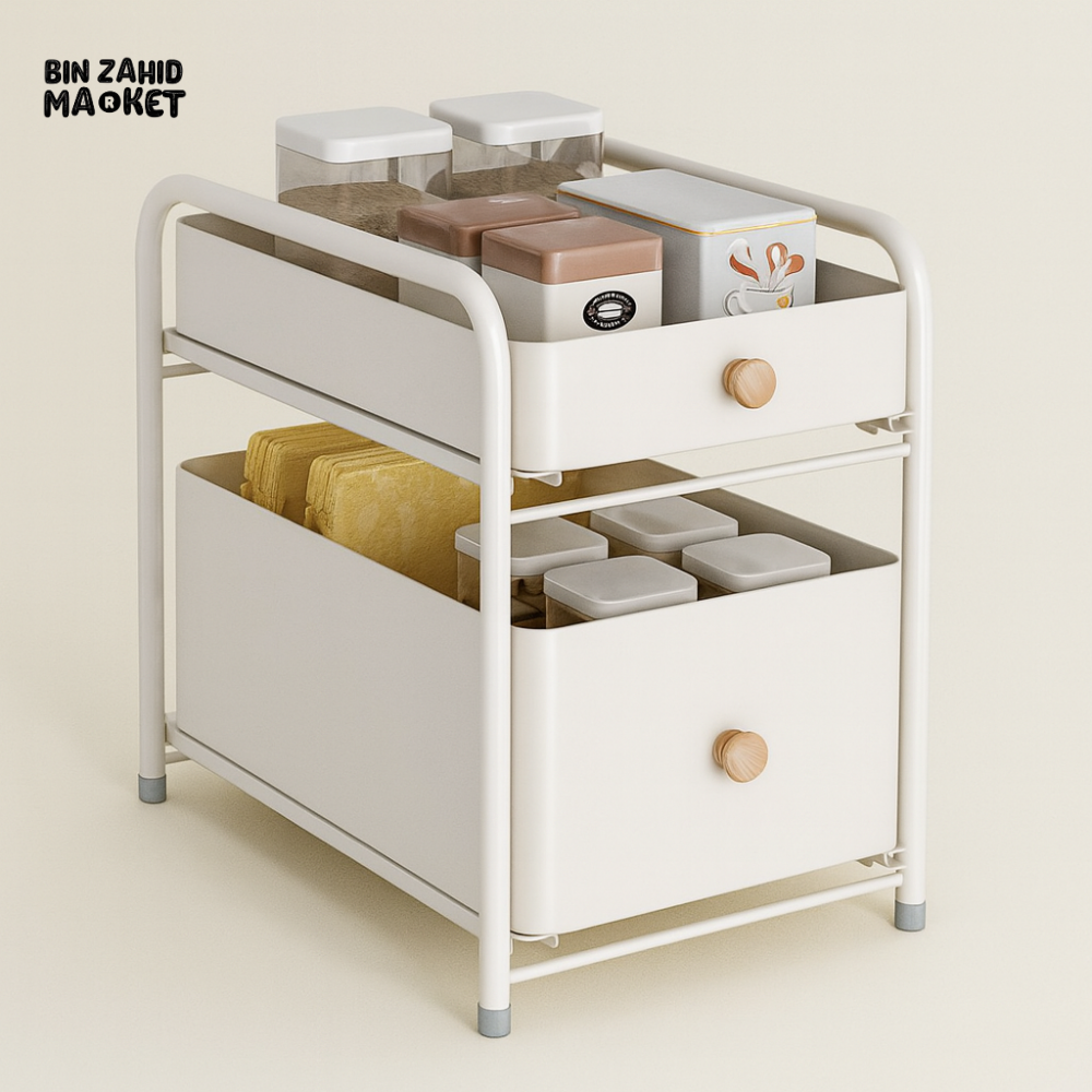 Binca Modern Countertop Storage Cart