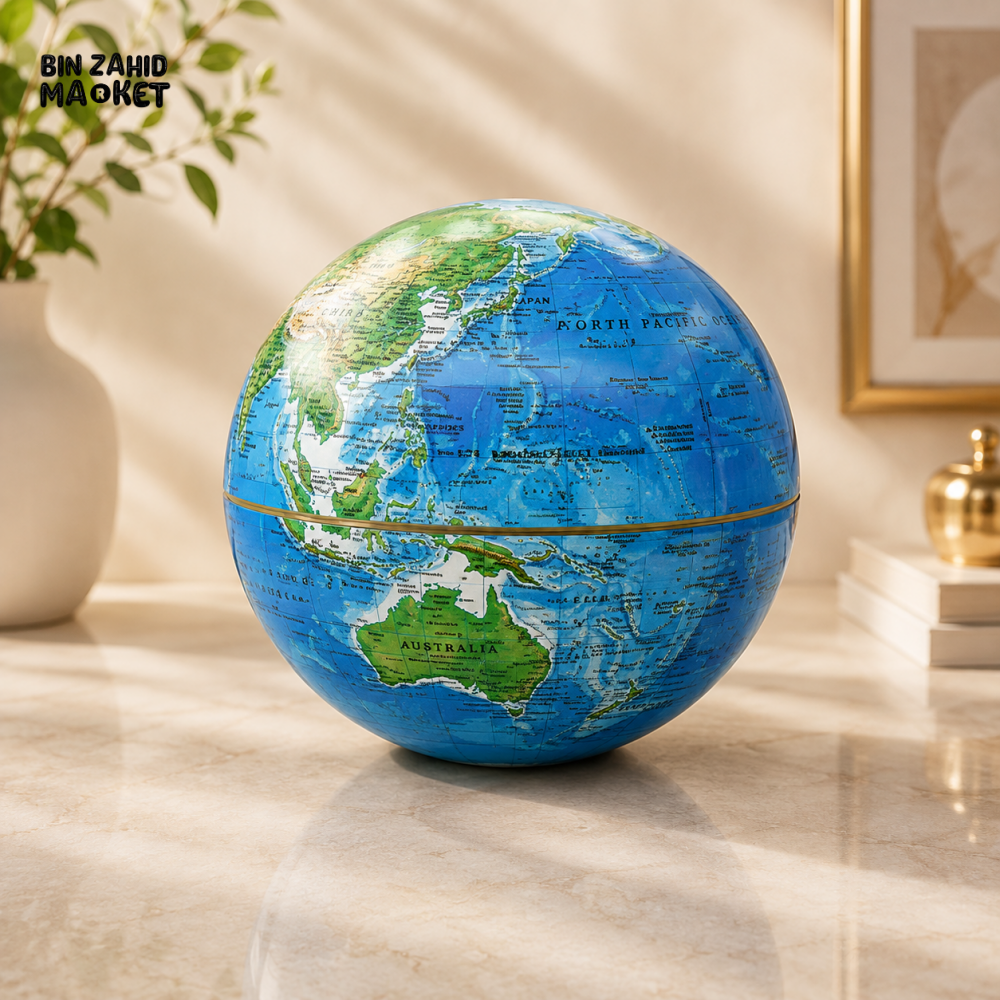 BLUE WORLD GLOBE DECOR