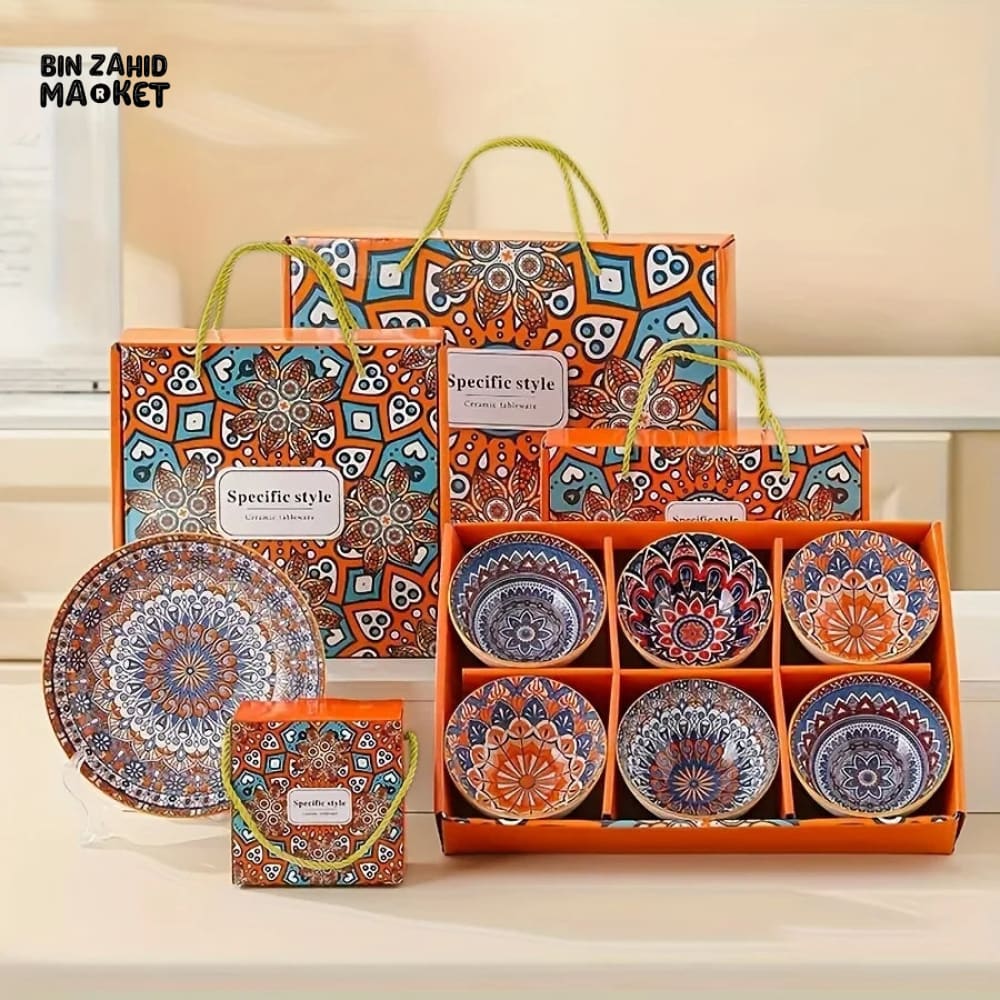 BOHEMIAN PORCELINE BOWL SET 2 PIECES BOWL SET