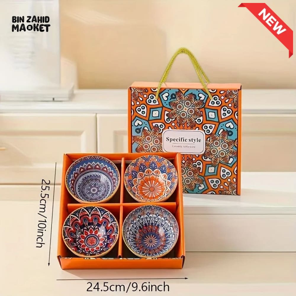 BOHEMIAN PORCELINE BOWL SET 2 PIECES BOWL SET