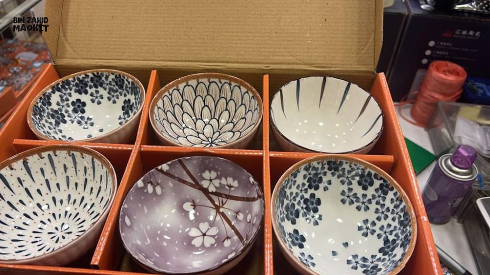 6 PIECES PORCELINE BOWL SET - ONE