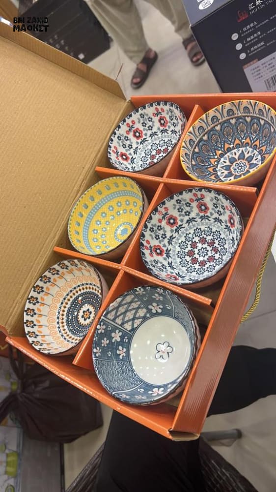 6 PIECES PORCELINE BOWL SET - ONE