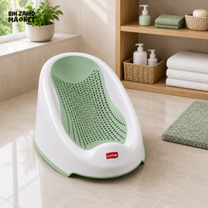 BREATHABLE BABY BATH SUPPORT SEAT - C.GREEN