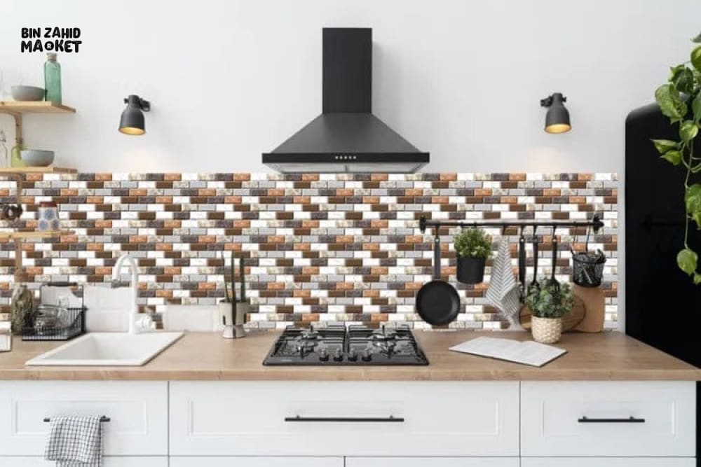 BRICKS WALLPAPER SHEETS ROLL 4.5X7 INCHES