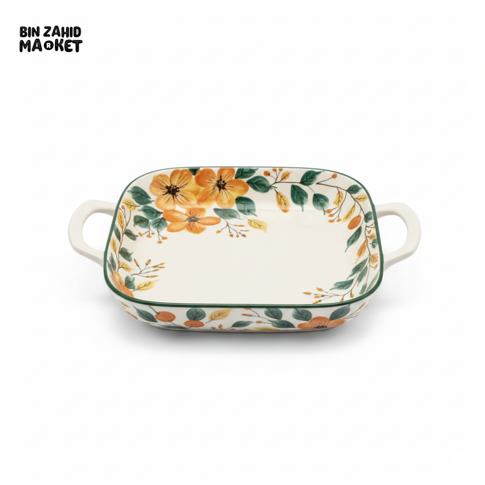 BRILLIANT 9’’ SQUARE BAKER WITH HANDLE - BR2008 Brilliant Bakers