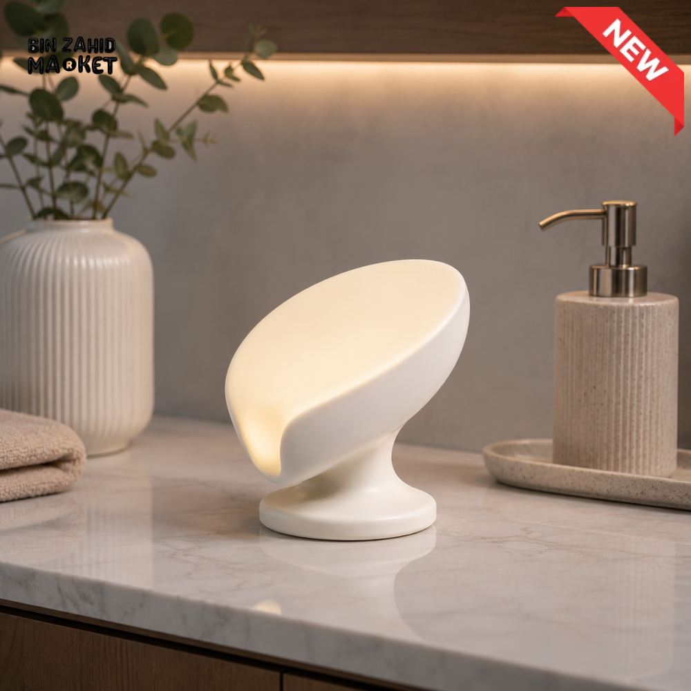 BRILLIANT BATHROOM SOAP DISH - WHITE