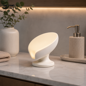 BRILLIANT BATHROOM SOAP DISH - WHITE