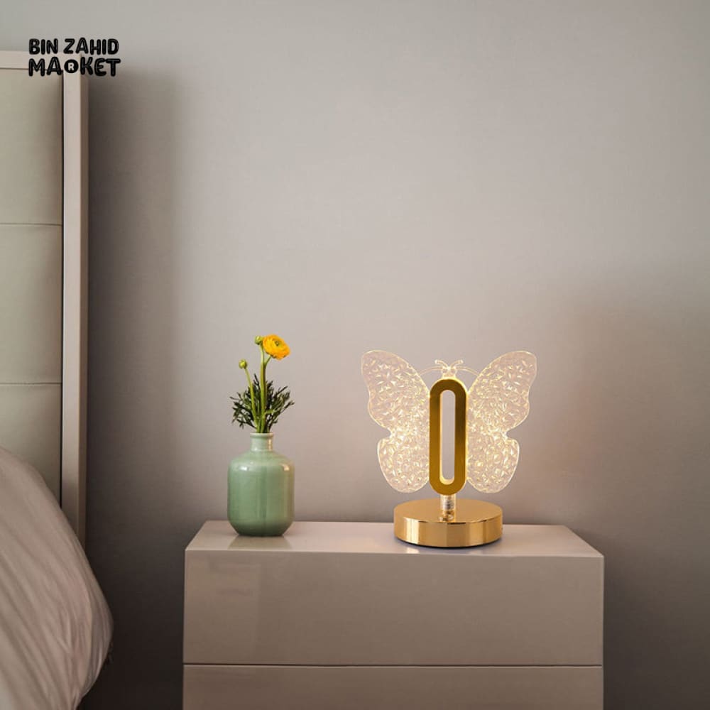 BUTTERFLY LED RECHARGEABLE TABLE LAMP