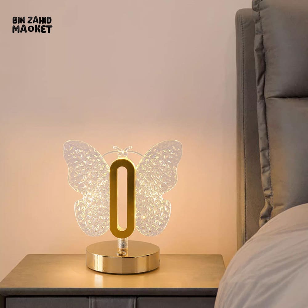 BUTTERFLY LED RECHARGEABLE TABLE LAMP