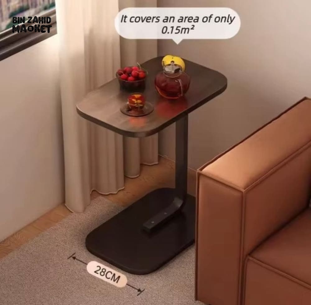 C-SHAPED SIDE TABLE
